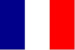 The flag of France