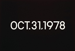 The text "OCT.31,1978" in white, centered on a black rectangular background